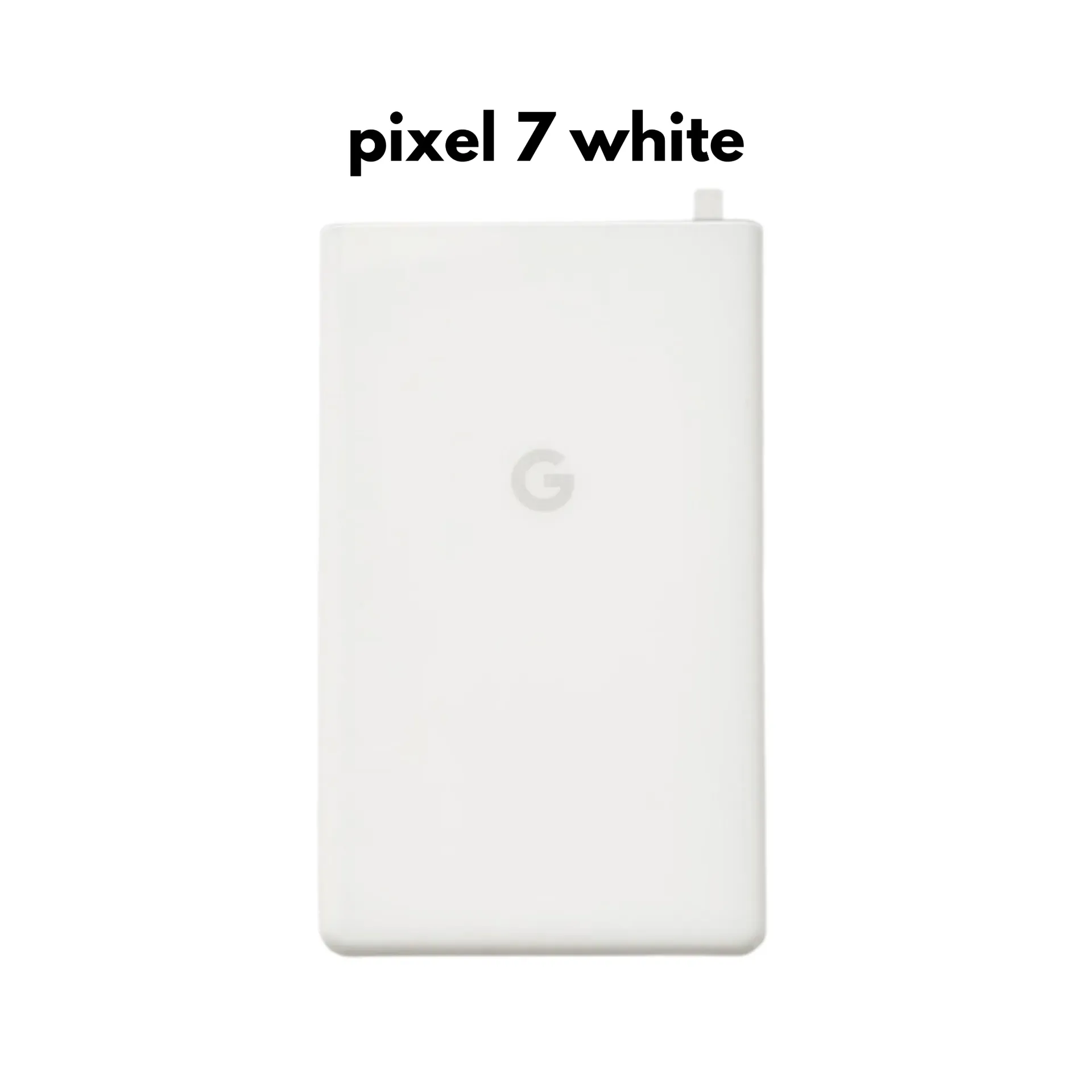 ضهر بيكسل 7 ابيض الجزء السفلي