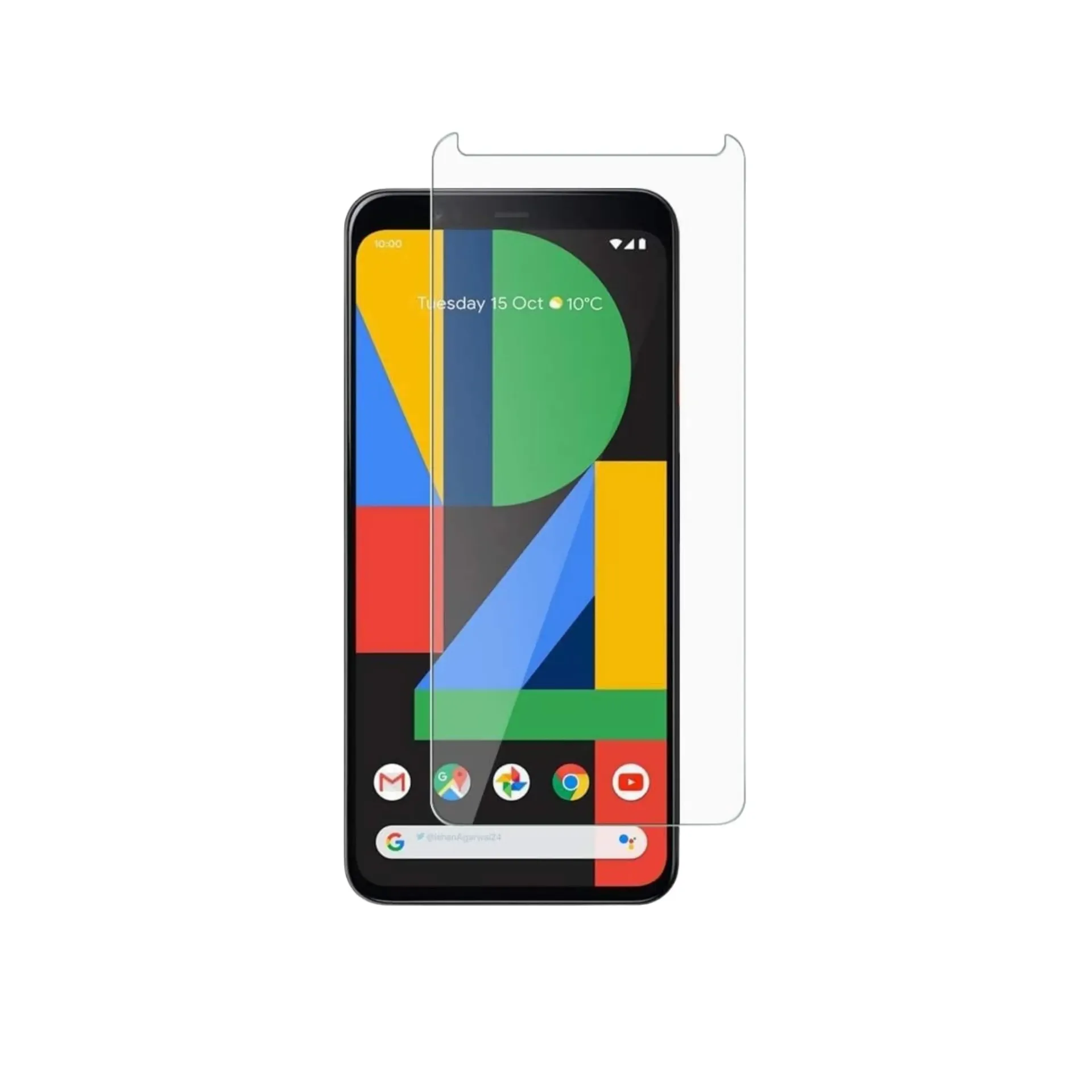 pixel 4 screen protector-without frame